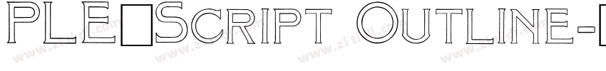 PLE_Script Outline字体转换